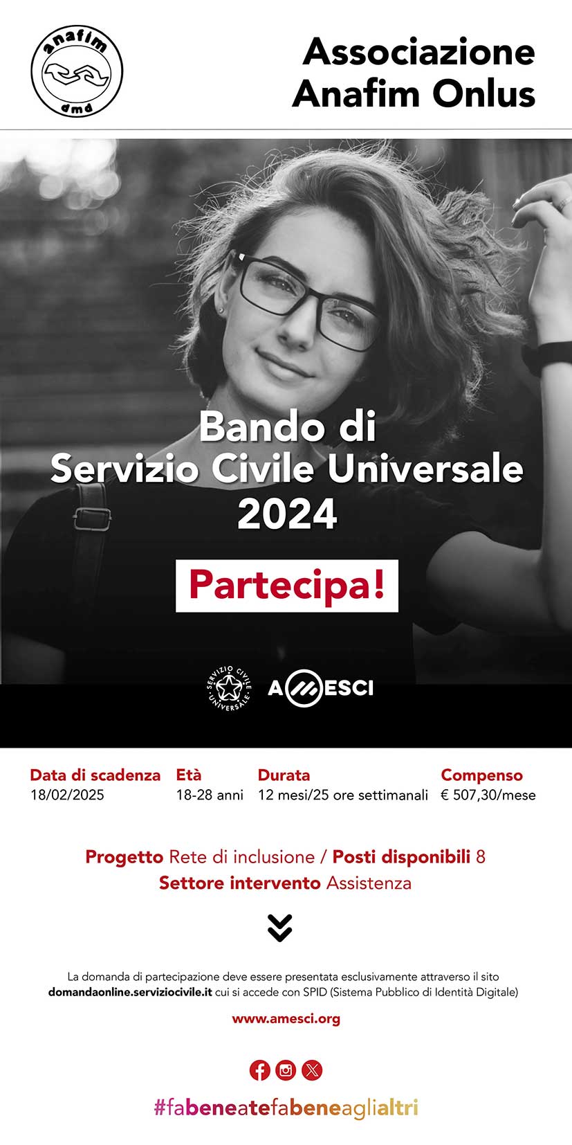 bando servizio civile universale 2024 - locandina